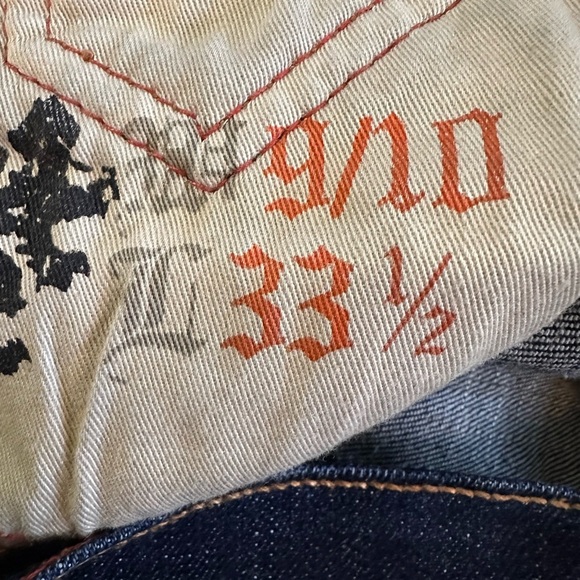 Coogi Australia dark wash rainbow embroidered straight leg jeans ladies 9/10 - Picture 4 of 9